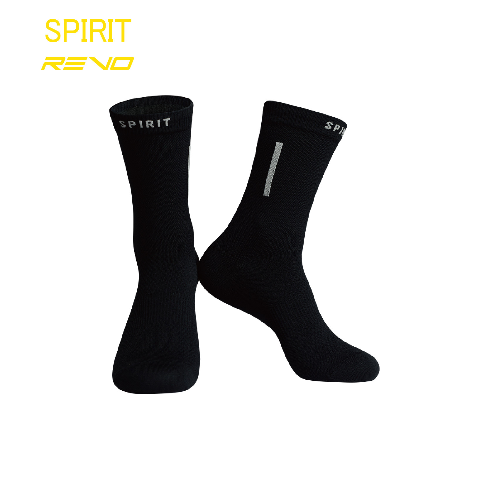 24.SPIRIT黑色棉襪