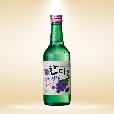 韓多露葡萄風味燒酒