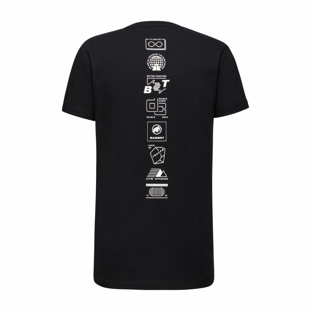 Mammut T-shirt/男 Massone T-Shirt Emblems 黑 (M1017052020001)
