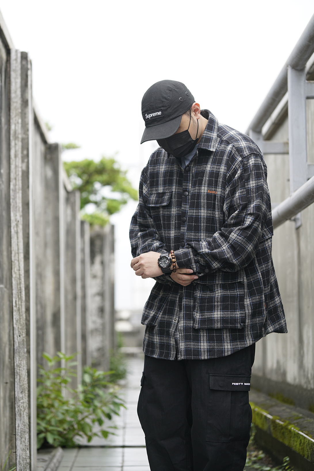 FEISTY PLAID SHIRT JACKET 格紋襯衫外套 FS-US-90 91 [台灣現貨]