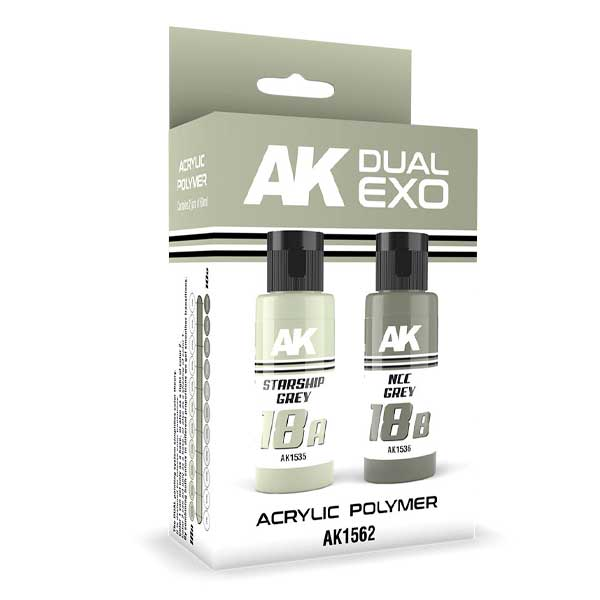 Dual Exo Set 18- 18A Starship Grey & 18B Ncc Grey