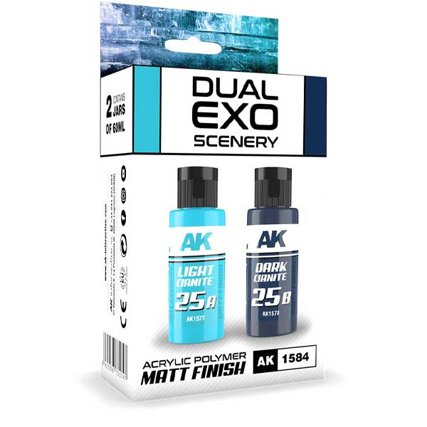 Dual Exo Set 25- 25A Light Cianite & 25B Dark Cianite