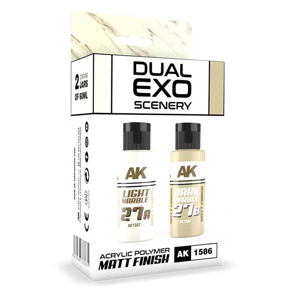 Dual Exo Set 27- 27A Light Marble & 27B Dark Marble