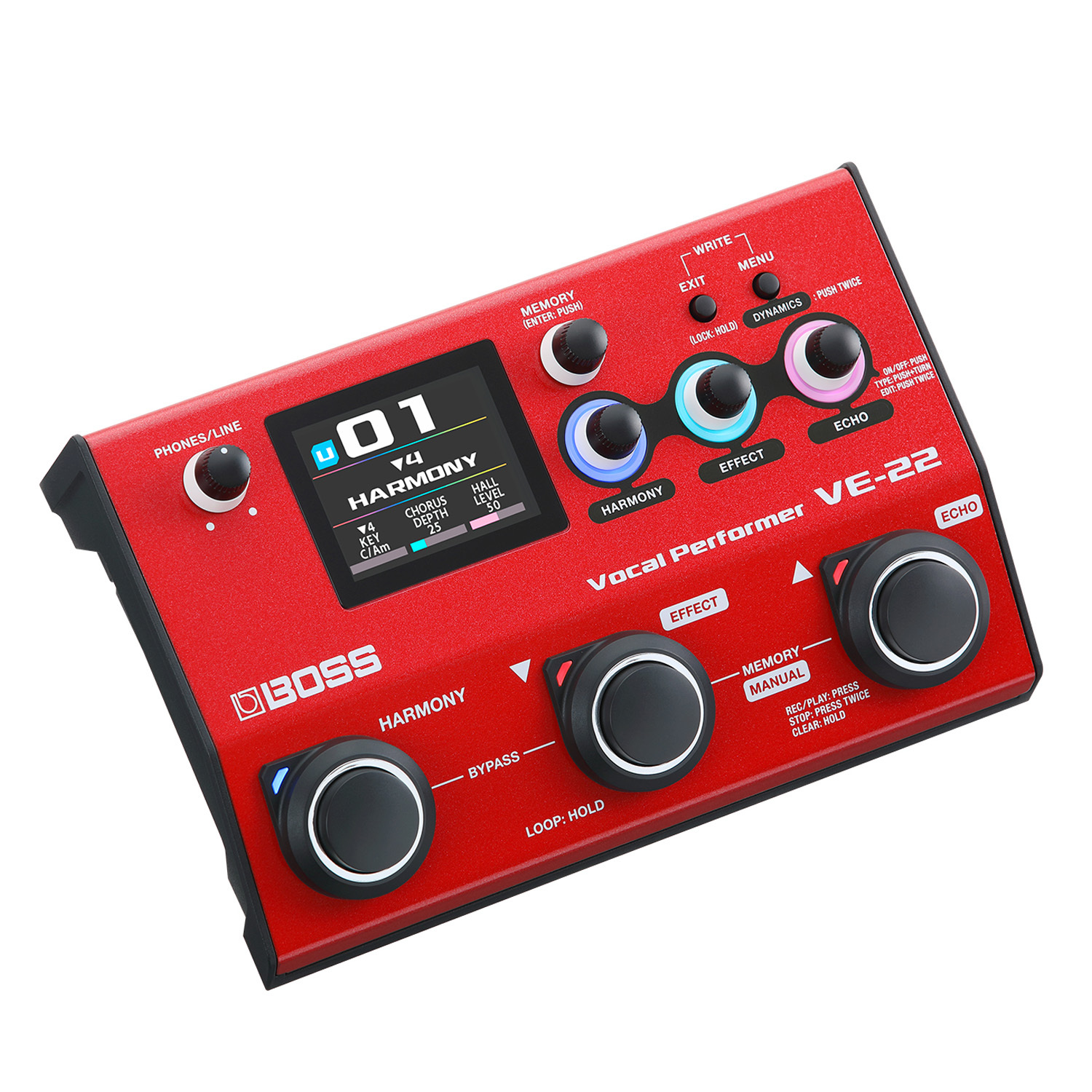 BOSS VE-22 人聲效果器 Vocal Performer