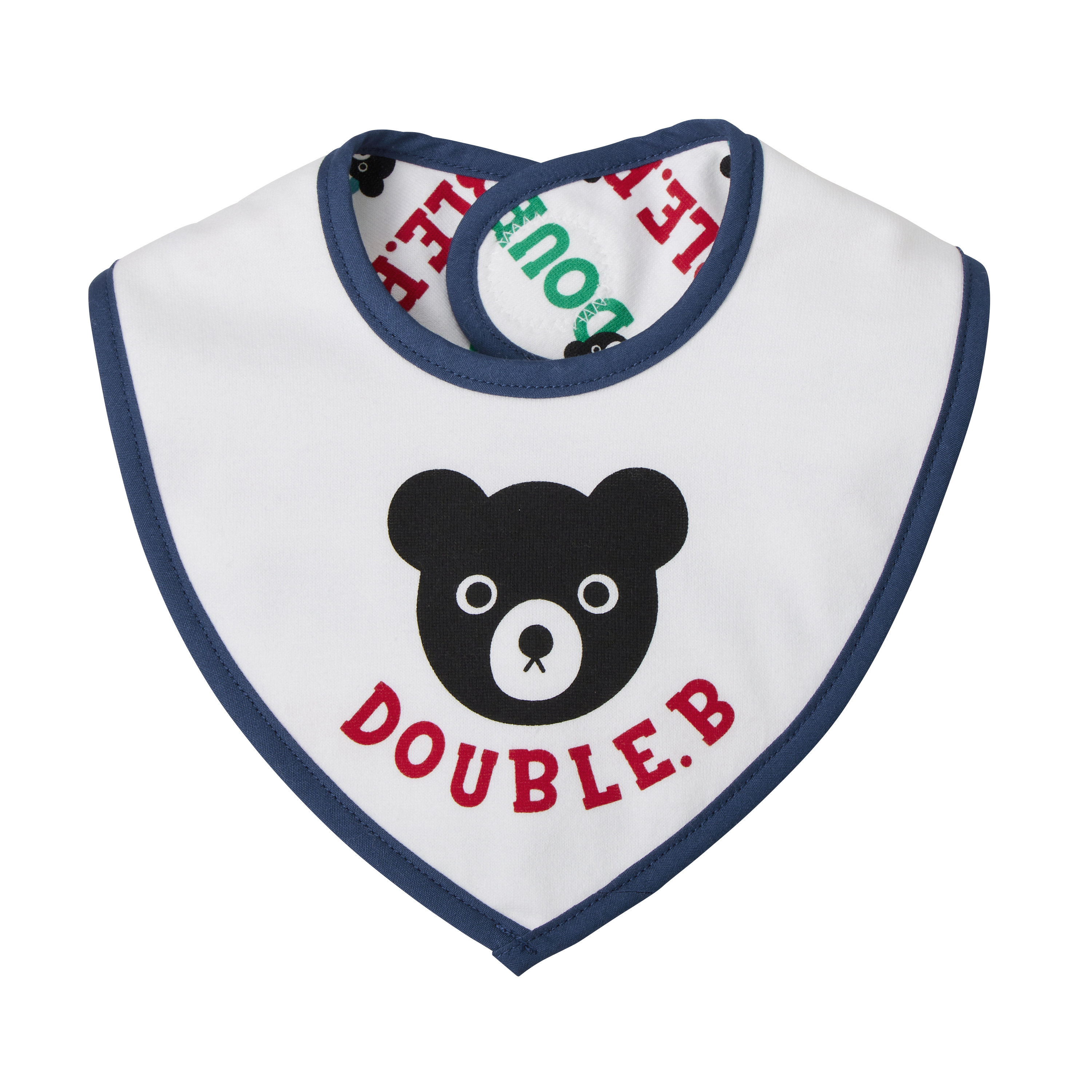 DB黑熊雙面圍兜