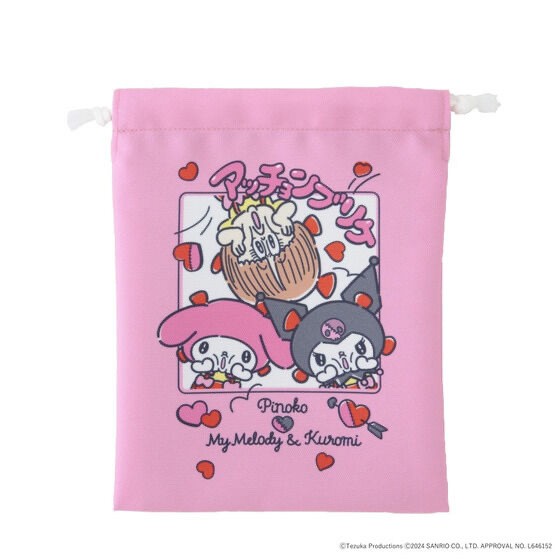 Pbandai 預訂2024/3月 ピノコ×マイメロディ&クロミ　巾着ポーチ（全8種）