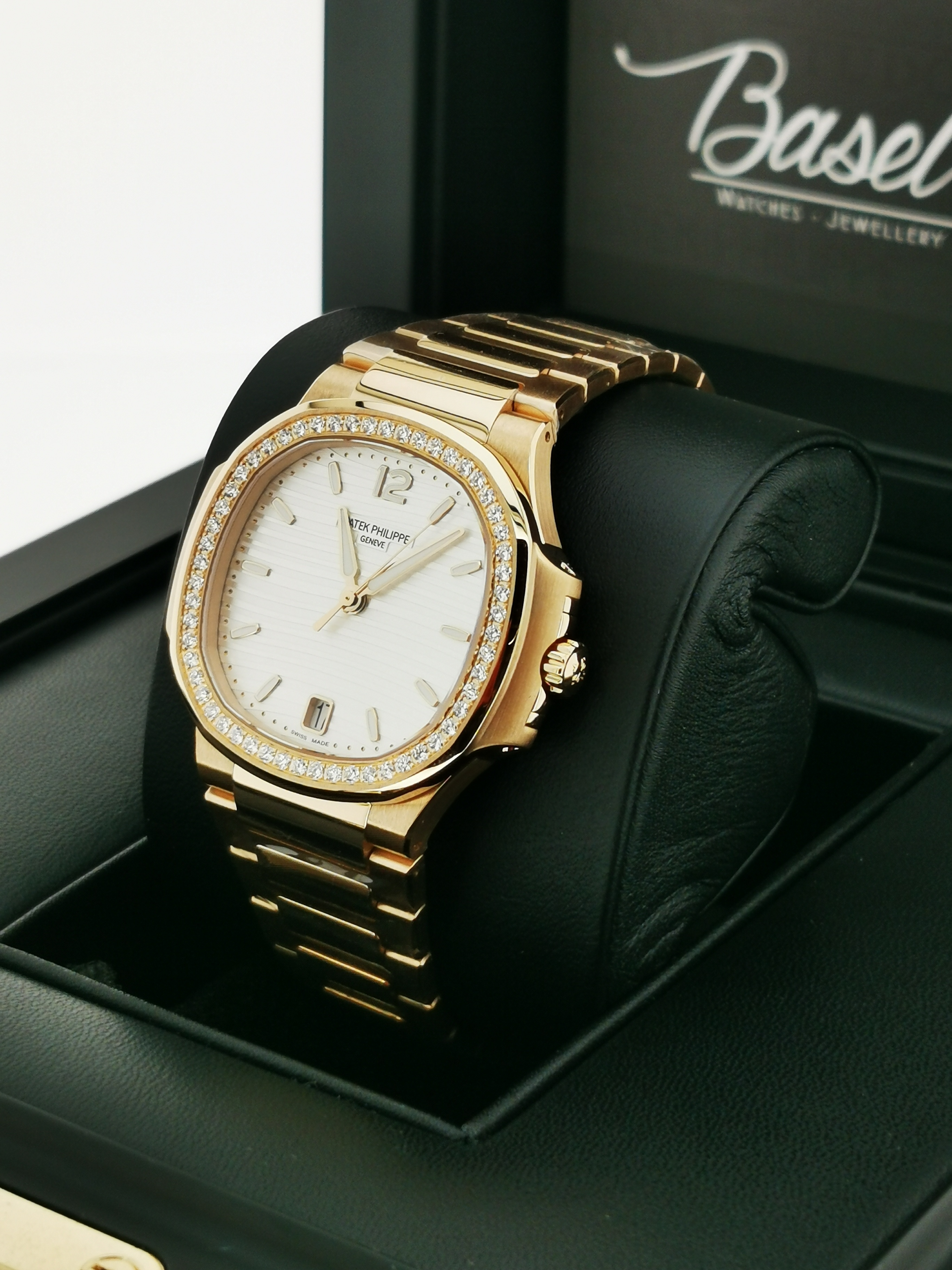 BRAND NEW 7118/1200R PATEK PHILIPPE SELFWINDING ROSE GOLD DIAMOND LADY NAUTILUS