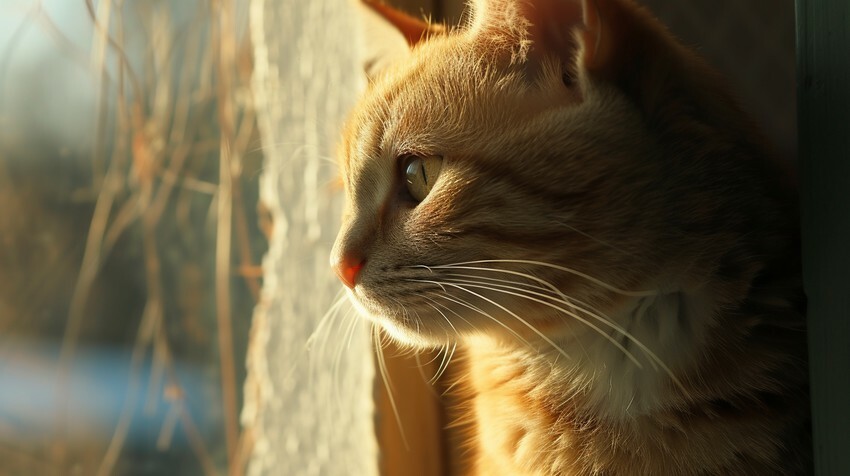 嬌寵醫生,嬌寵牠一生,寵物魚油,貓咪魚油,狗狗魚油,貓咪看著窗外