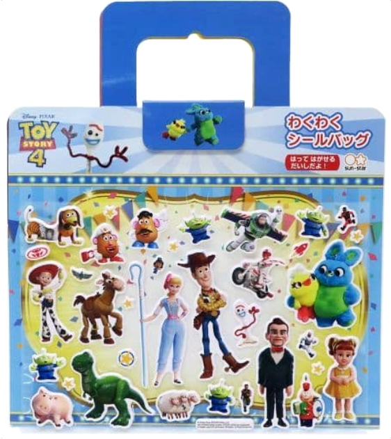 玩具總動員 立體 趣味貼紙包 可重複撕貼 附場景｜SUN-STAR 日本