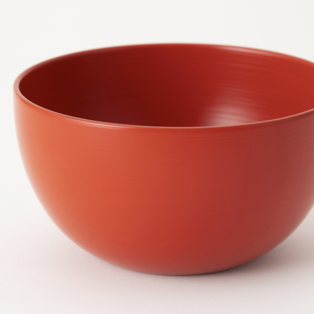 中川政七-RIN&CO. 越前硬漆碗 / S / 紅03