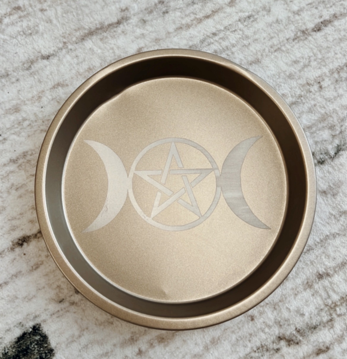 月相蠟燭碟（中）