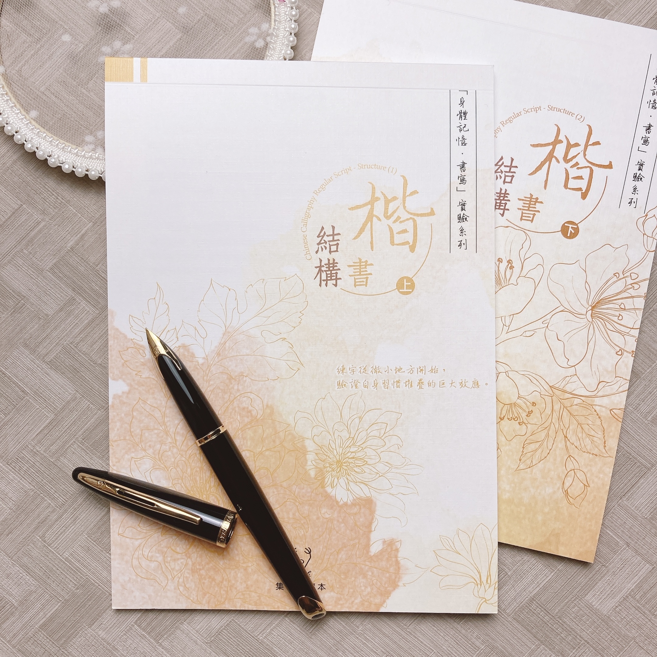 葉曄×夜夜寫字｜『身體記憶，書寫』楷書 結構（上/下 ）字帖