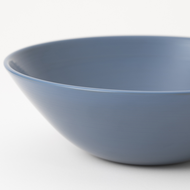 中川政七-RIN&CO. 越前硬漆平碗/ S / 靛藍01