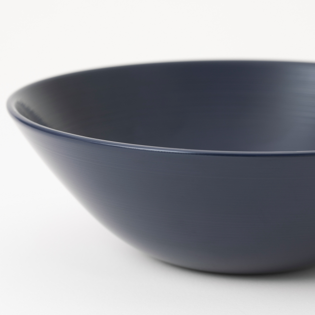中川政七-RIN&CO. 越前硬漆平碗 / S / 靛藍03