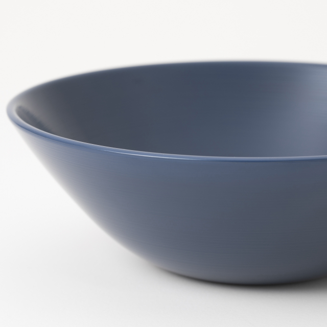 中川政七-RIN&CO. 越前硬漆平碗 / S / 靛藍02