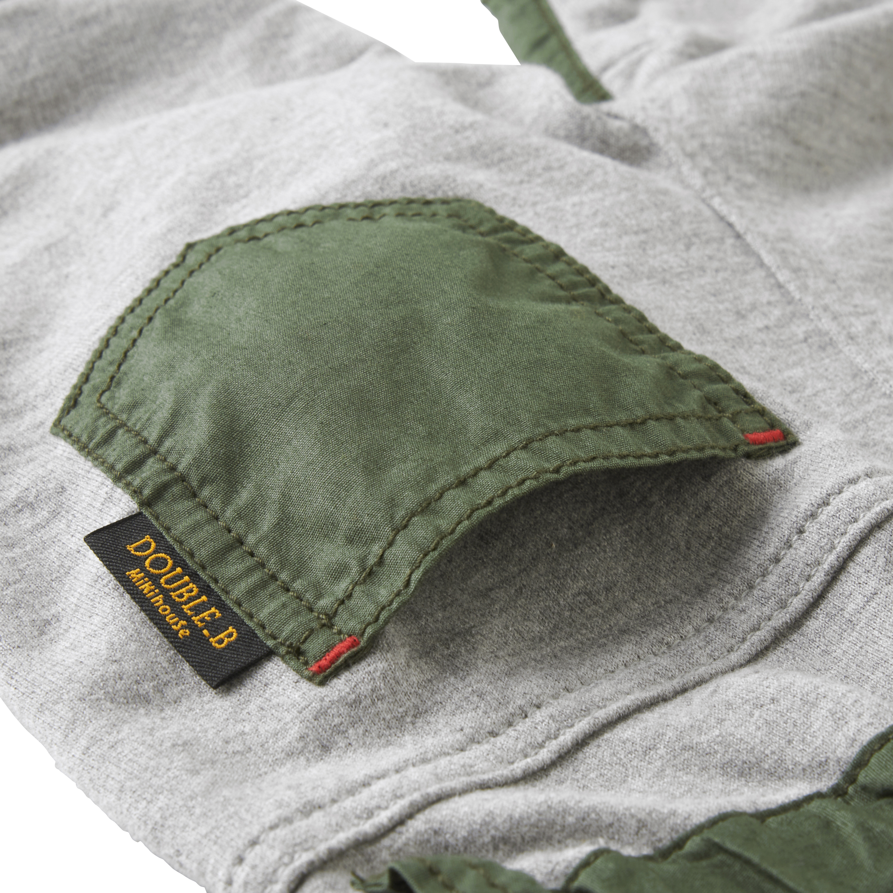 DB黑熊補丁牛仔半褲