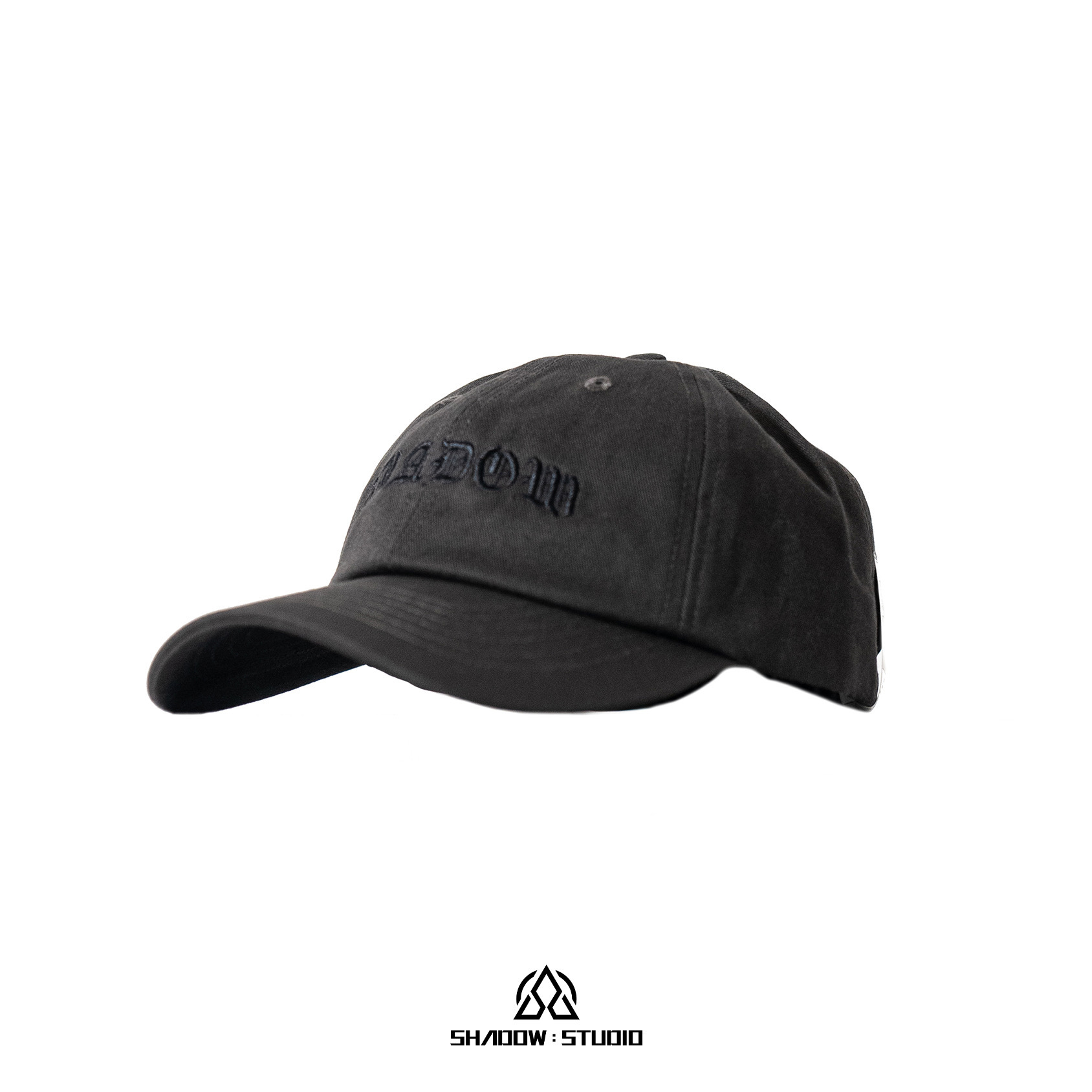 【Focus Store】現貨 SHADOW STUDIO SHADOW GOETHE CAP / 歌德字體刺繡老帽 水洗灰