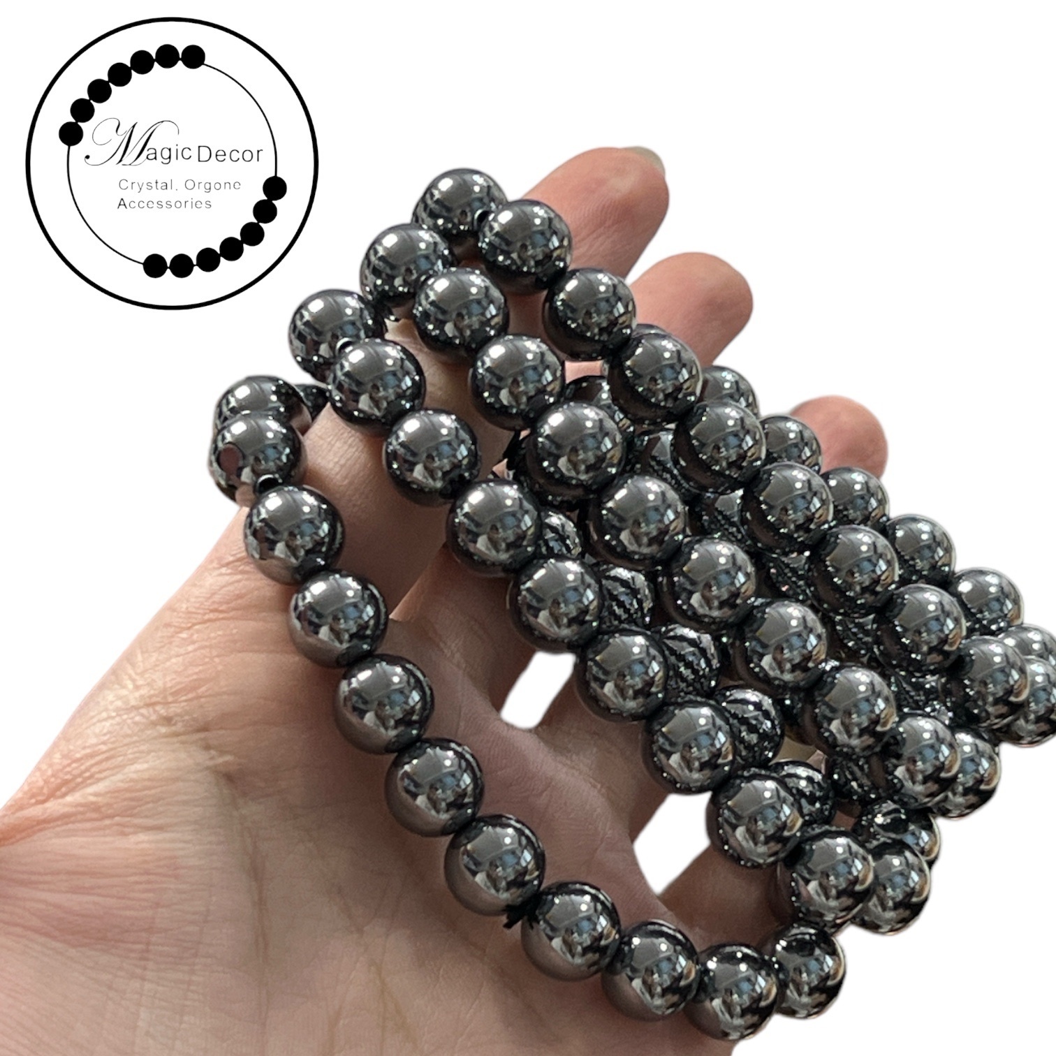 250703 - A43 8mm+太赫茲圓珠手串