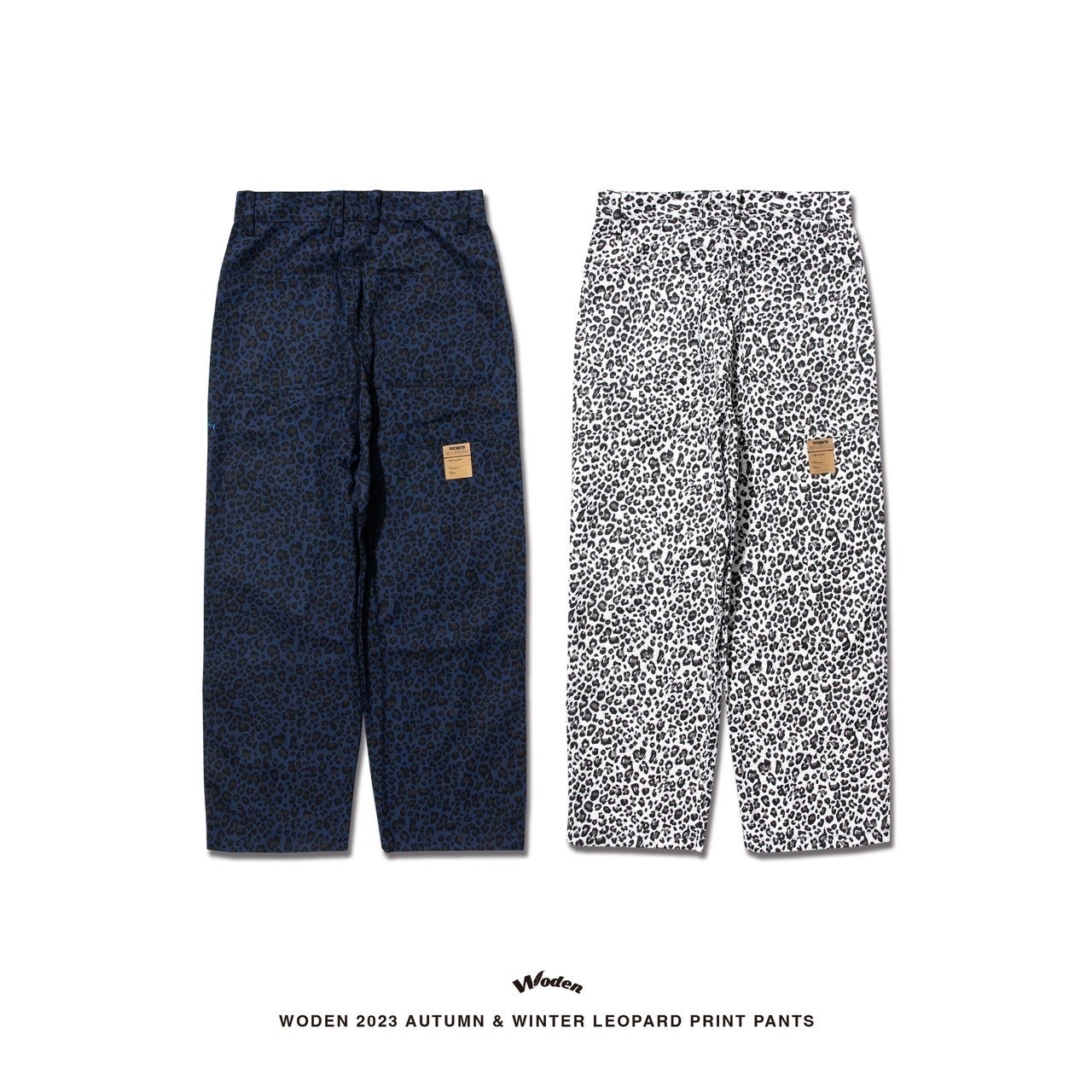 WODEN 2023 Autumn & Winter 068 Leopard Print Pants