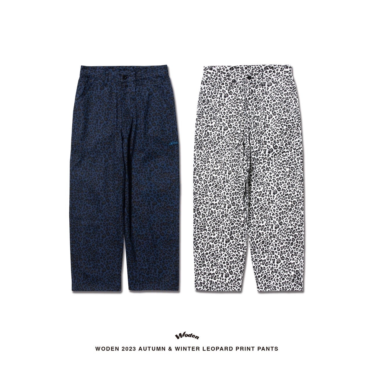 WODEN 2023 Autumn & Winter 068 Leopard Print Pants