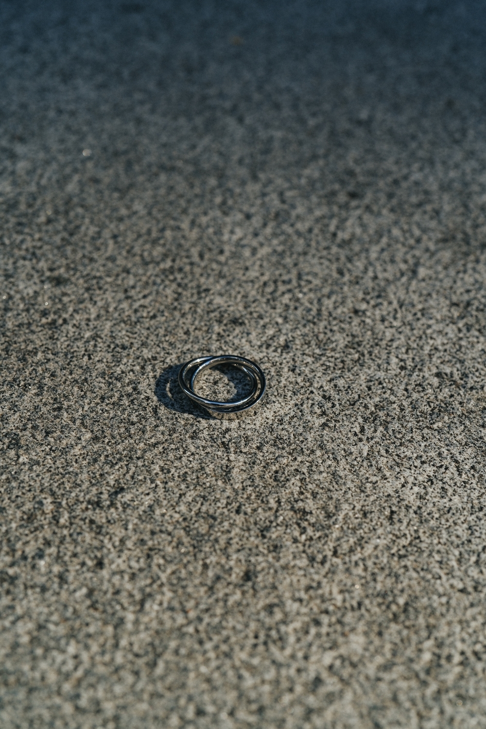 #現貨 (ACCR109) 正韓鋼戒 簡約雙環交扣戒