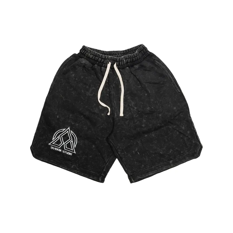 【Focus Store】現貨 SHADOW STUDIO LOGO JERSEY SHORTS / 立體電繡水洗籃球褲