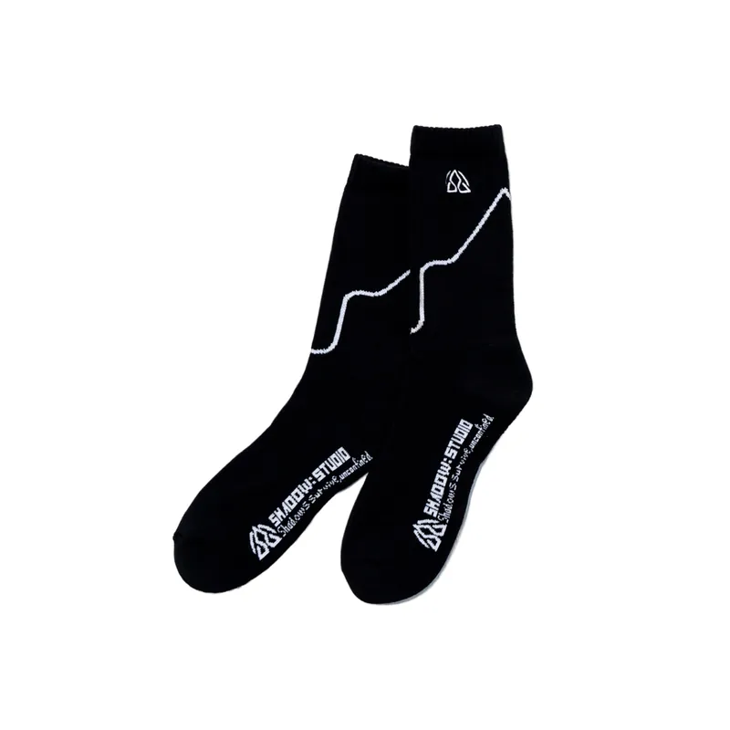 【Focus Store】現貨 SHADOW STUDIO LOGO SOCKS PACK / 延伸線條長襪