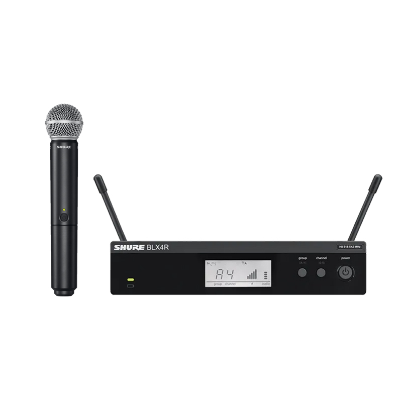 SHURE BLX24R/SM58 無線麥克風系統 機櫃型