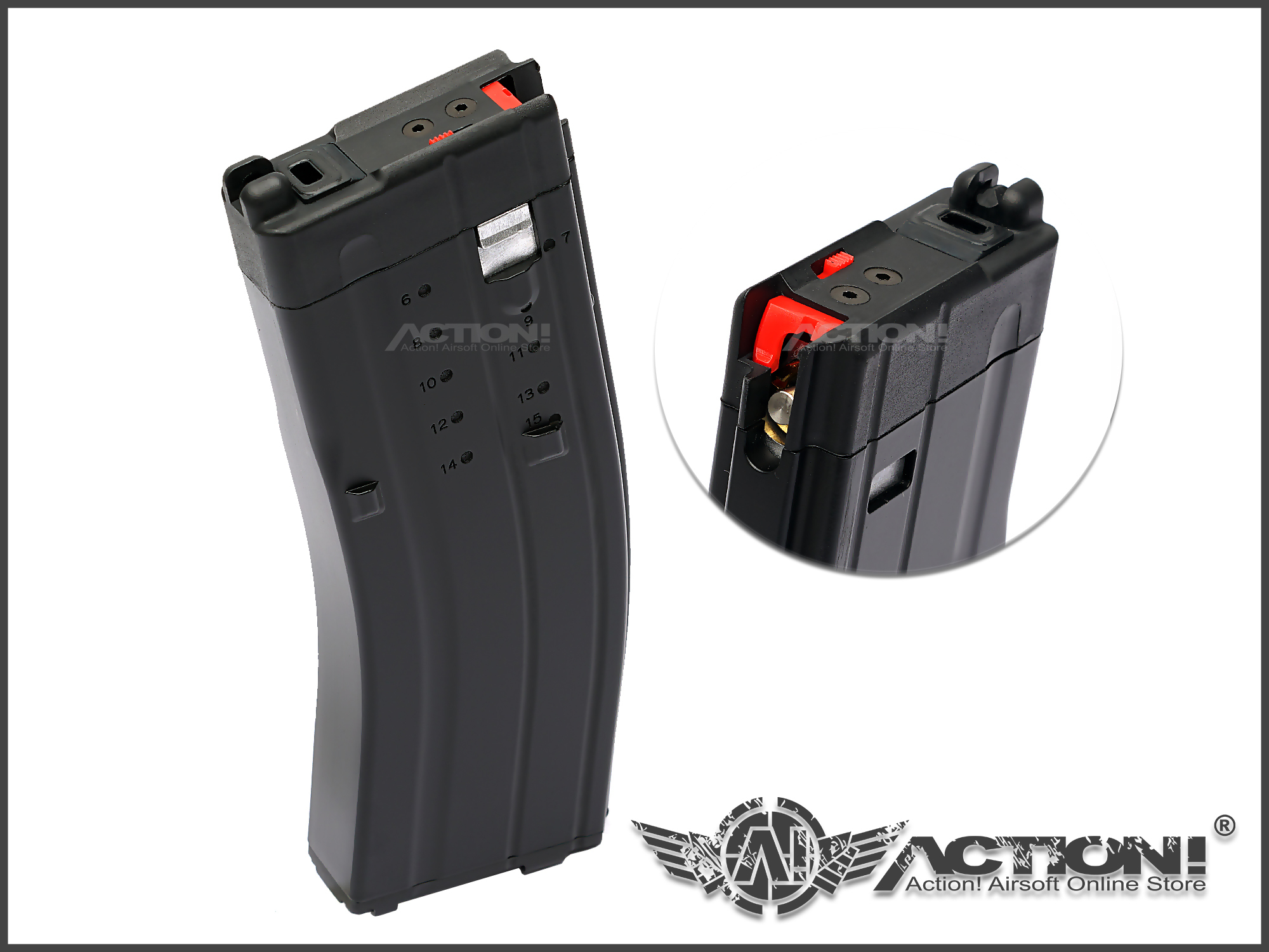 VFC - T91 Style 30rds Gas Magazine (M4 V3) for T91 /M4