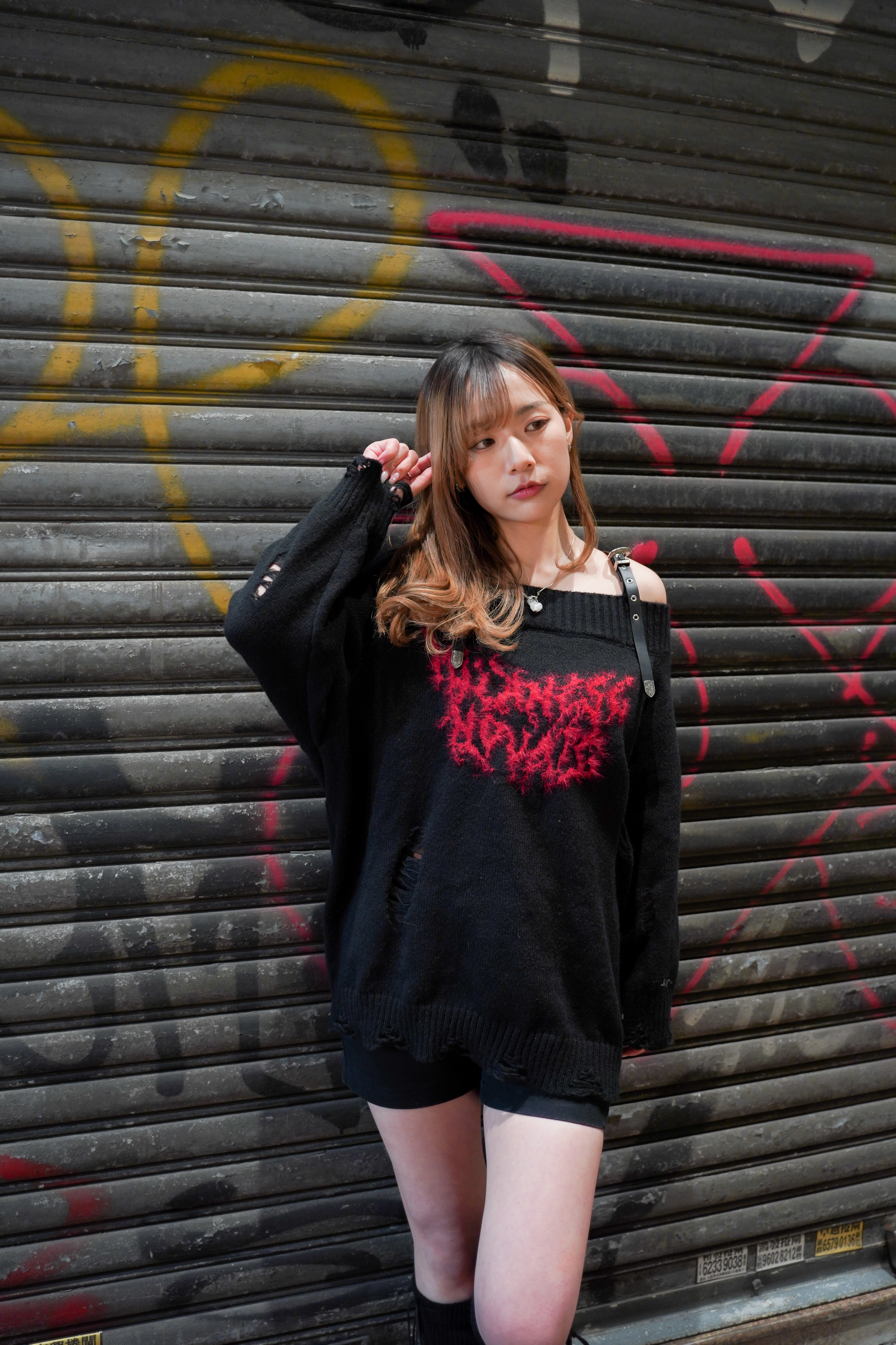 [取向追擊💘] Flame Belt Oversized Knit