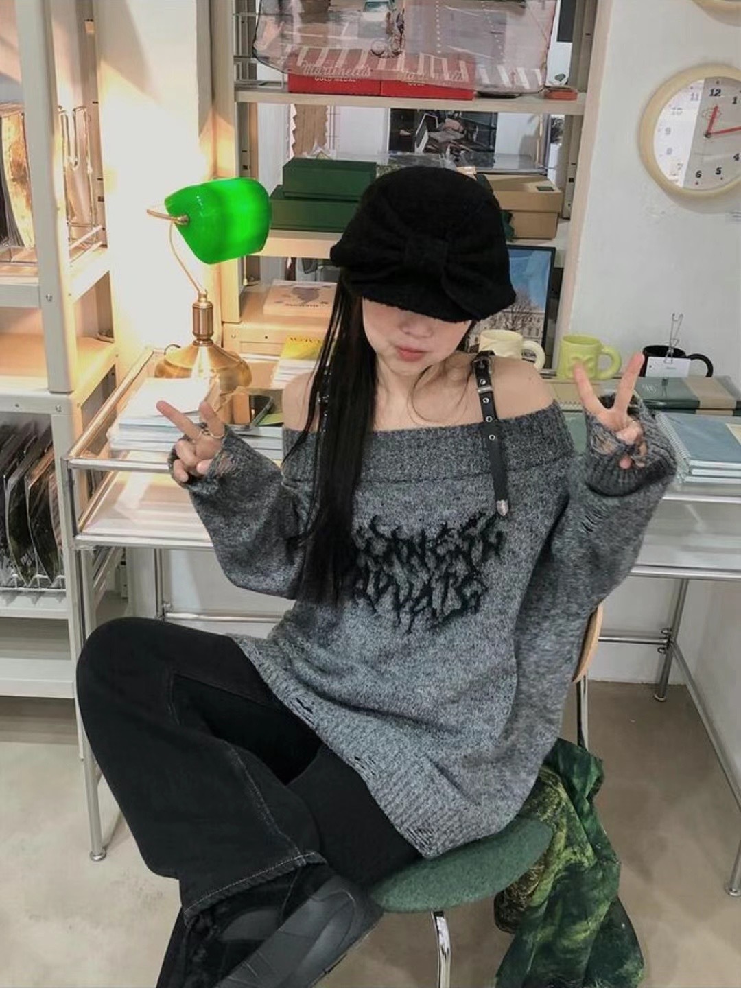 [取向追擊💘] Flame Belt Oversized Knit
