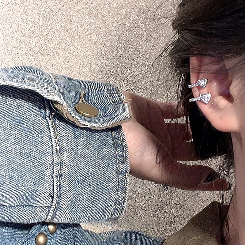 夢幻銀水鑽耳骨夾系列/現貨