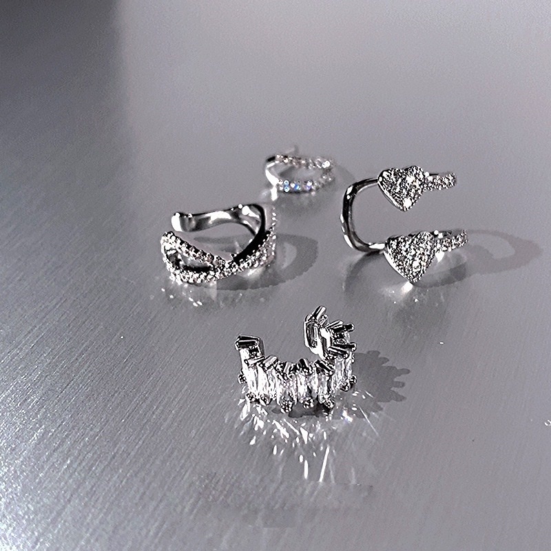 夢幻銀水鑽耳骨夾系列/現貨