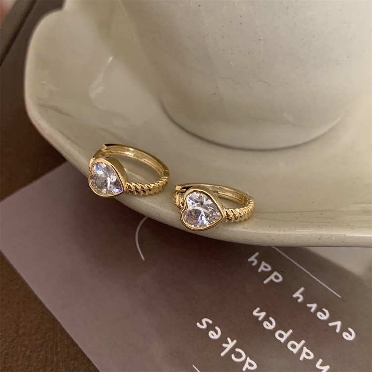 水鑽金心耳釦釘