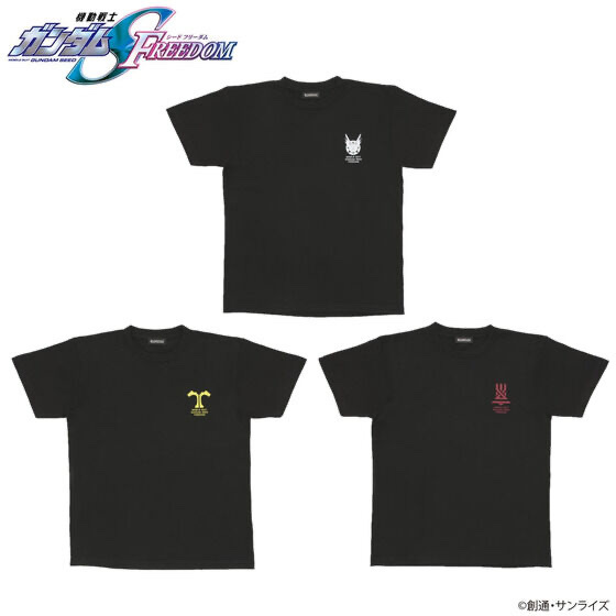Pbandai 預訂2024/7月 機動戦士ガンダムSEED FREEDOM マークデザイン Tシャツ