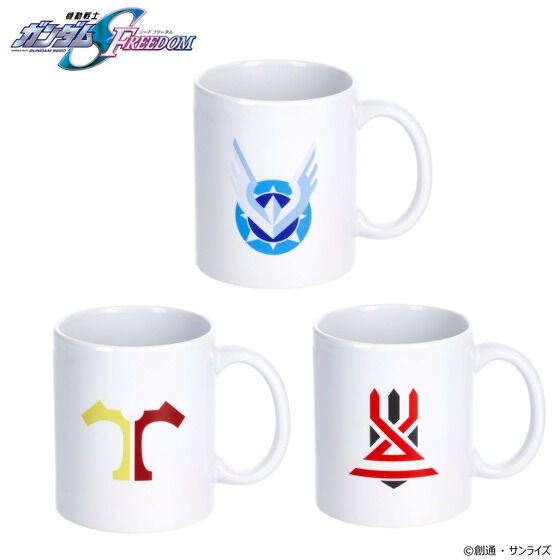 Pbandai 預訂2024/8月 機動戦士ガンダムSEED FREEDOM マークデザイン マグカップ