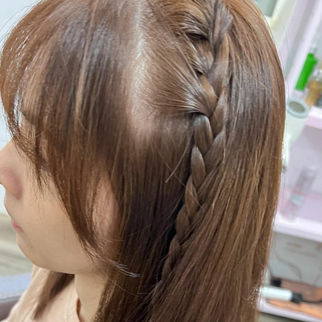 糖糖簡易編髮造型