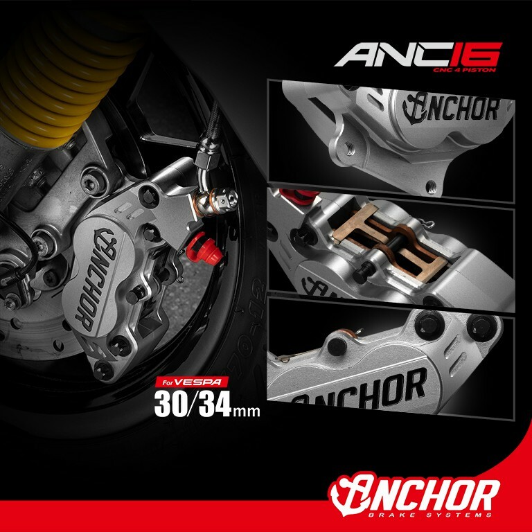 ANCHOR 銨科 ANC-16 VESPA ANC16 四活塞卡鉗