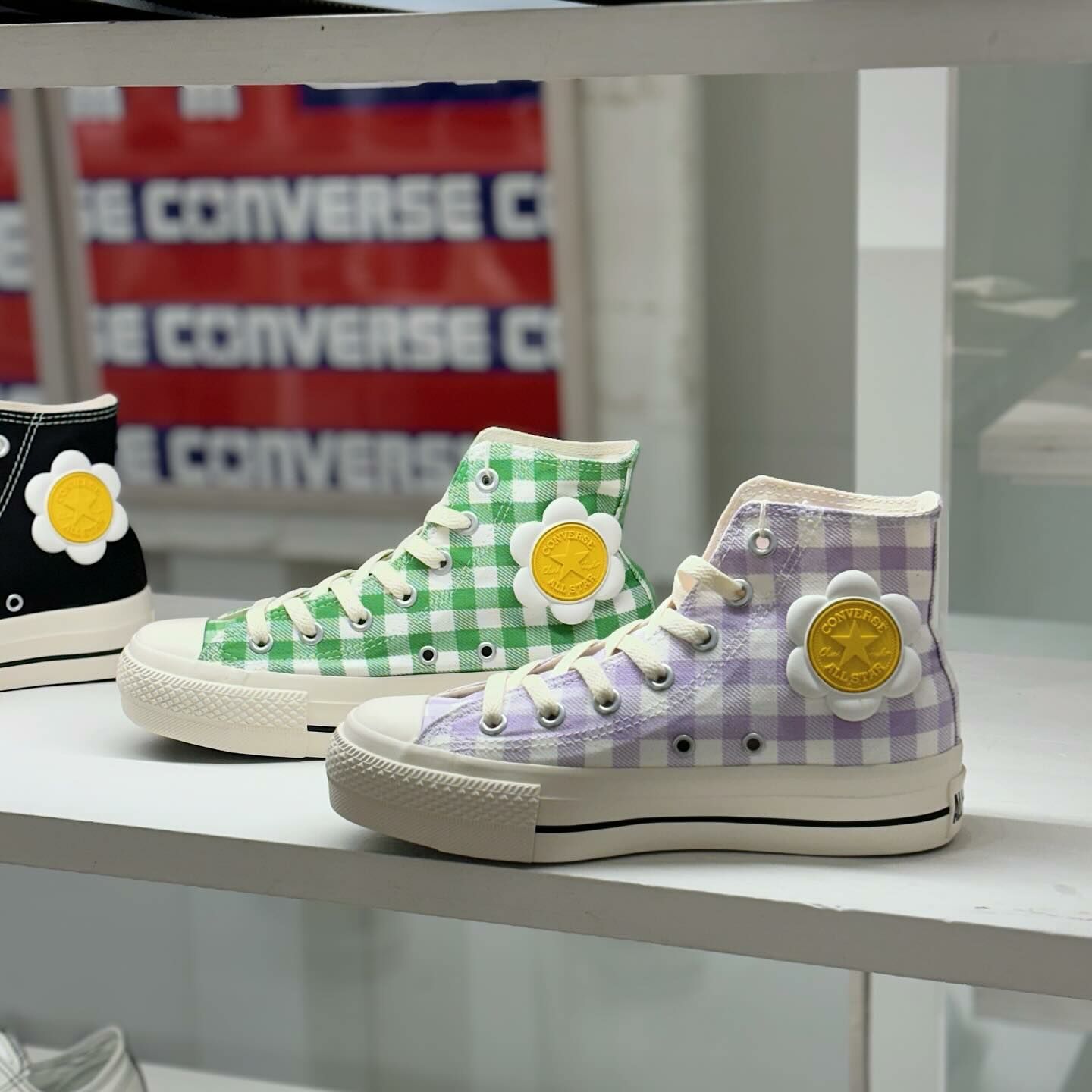 Converse All Star Plts Flowerpatch Hi 日本限定 小雛菊 紫色 綠色 帆布鞋 31311050 31311051