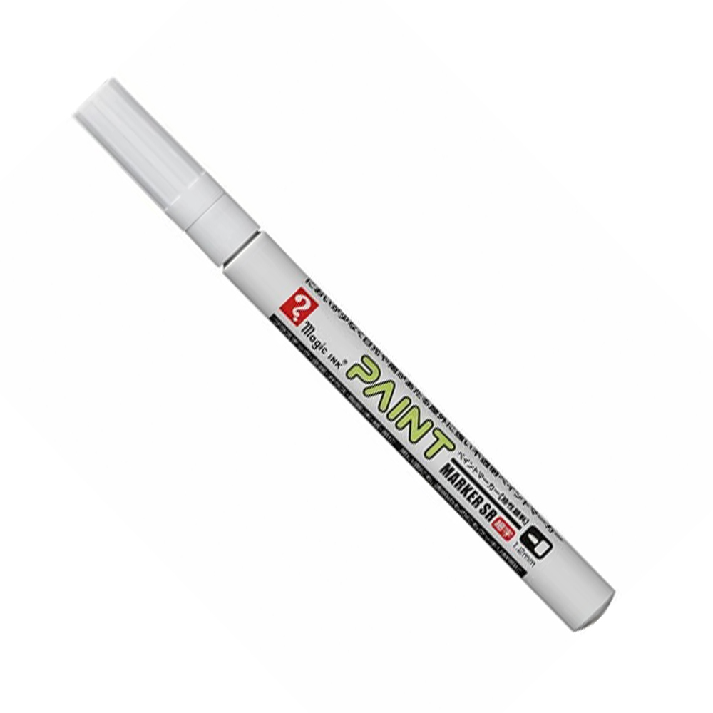 白色 工業用油漆筆 細字 1.2mm｜寺西化學 日本