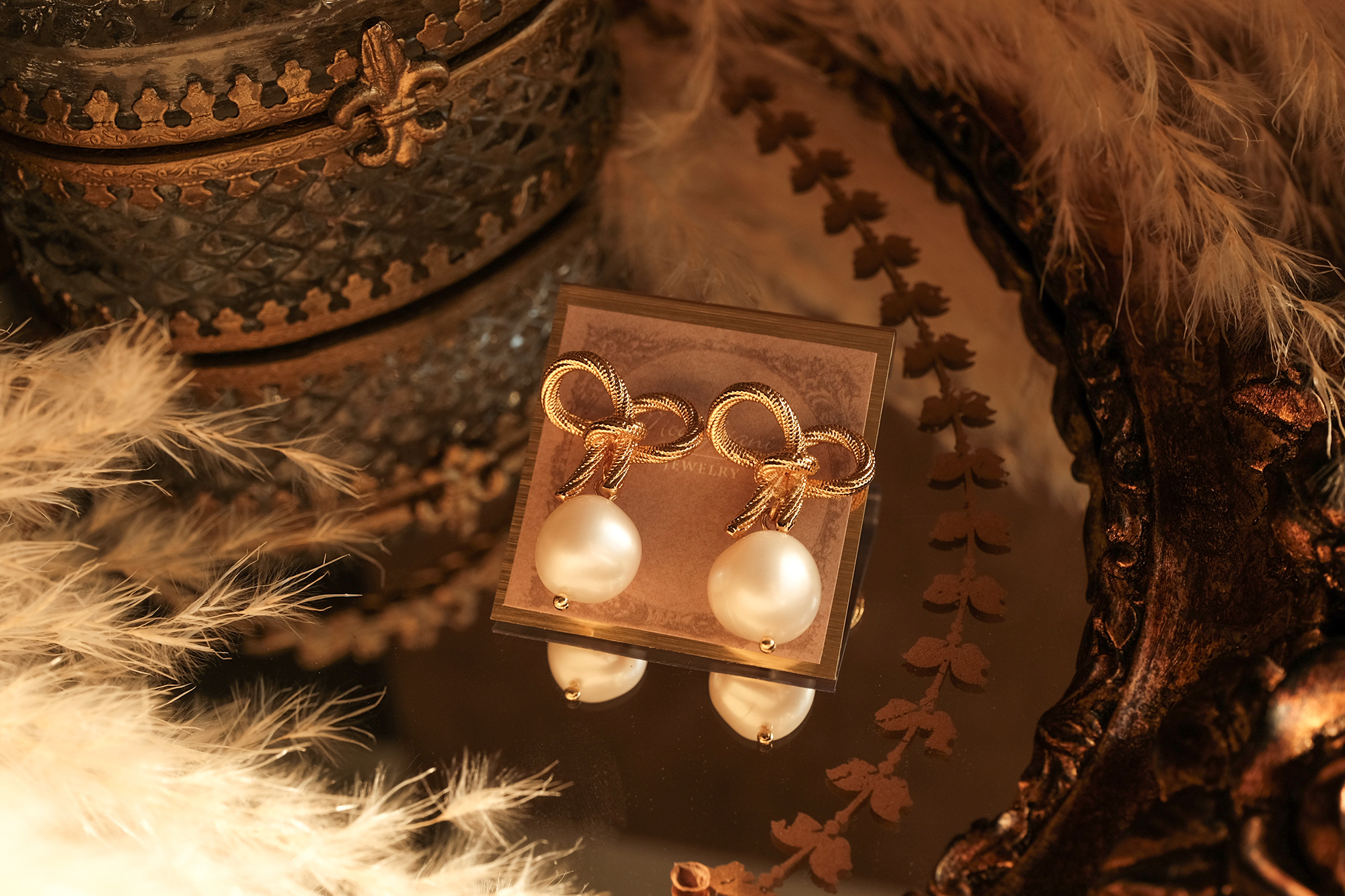 18KGP 邂逅洛可可耳環