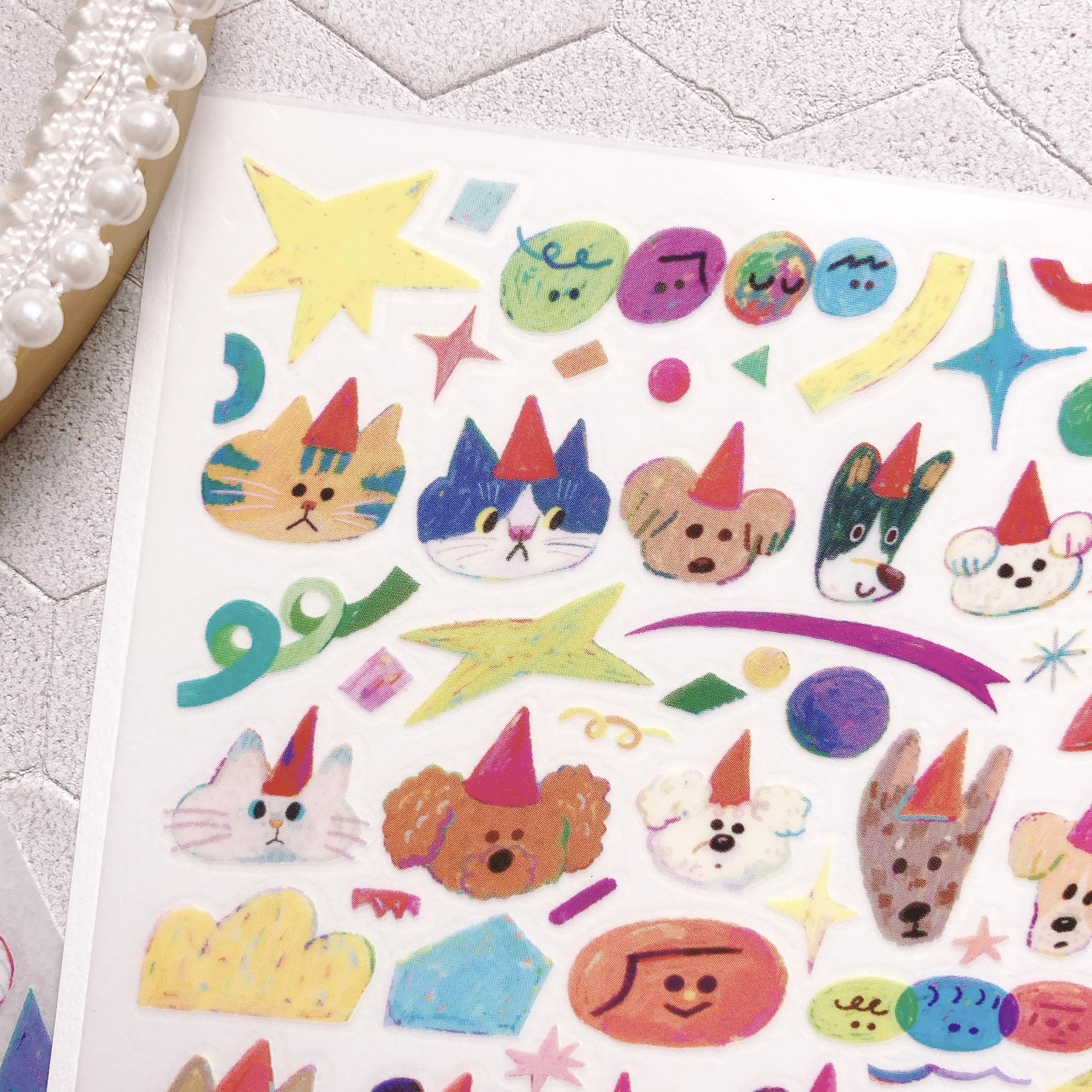 大宇人｜好彩頭 感壓轉印貼紙組（一組二入）