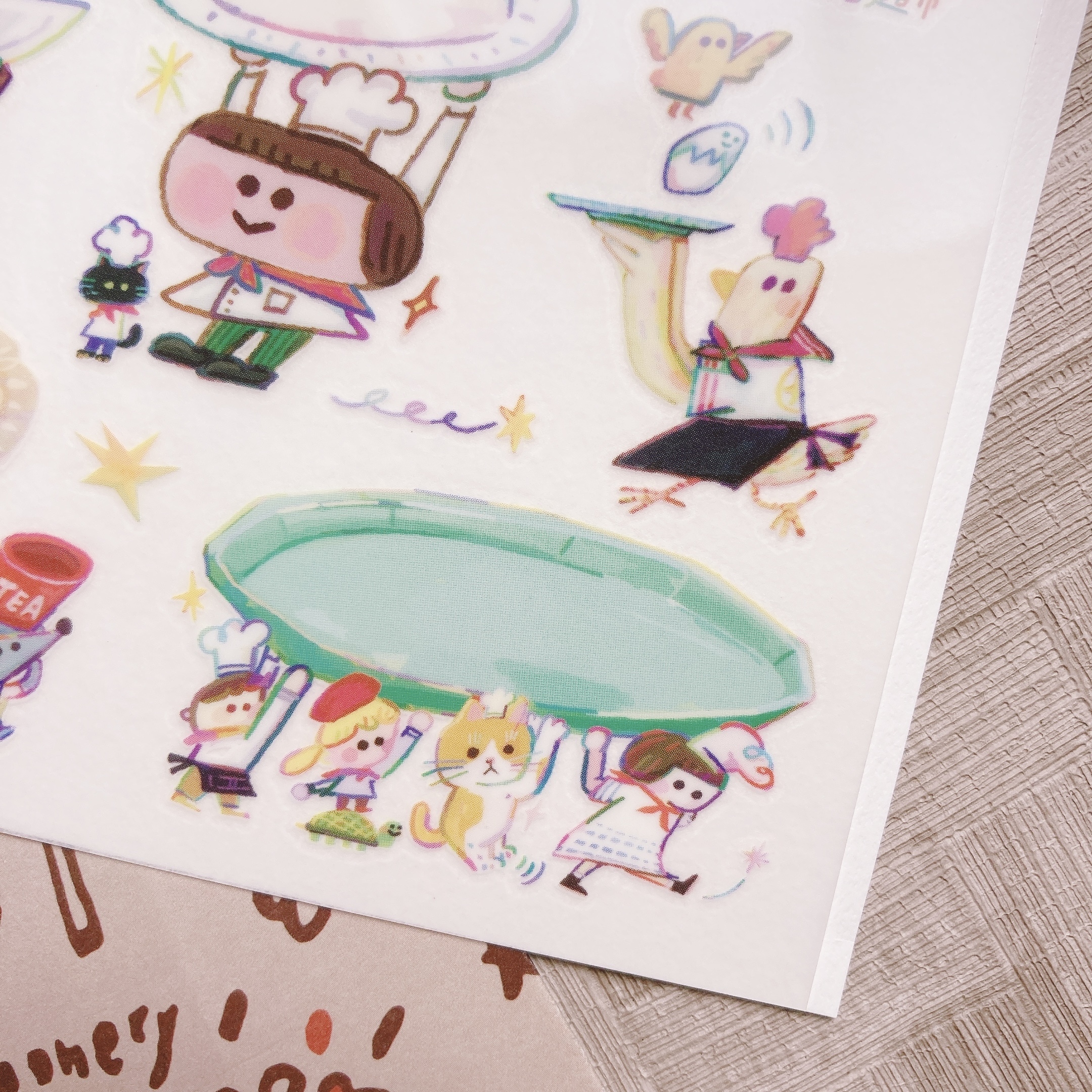 大宇人｜Dish UP上菜 感壓轉印貼紙組（一組二入）