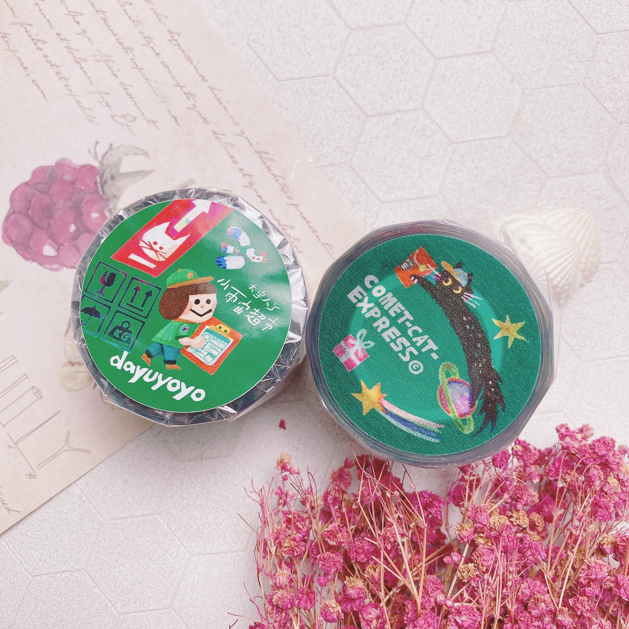 大宇人｜COMET-CAT EXPRESS彗星貓快遞 PET膠帶