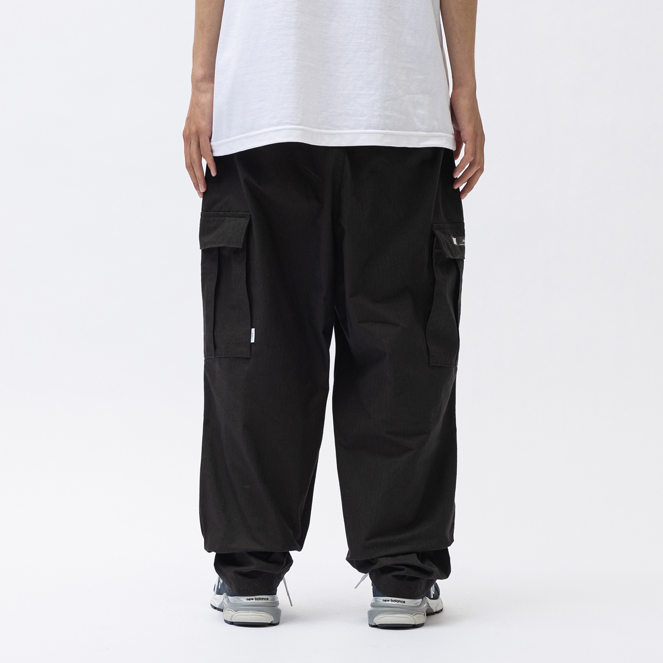 WTAPS FW23 MILT9602 / TROUSERS / NYCO. RIPSTOP | BLACK