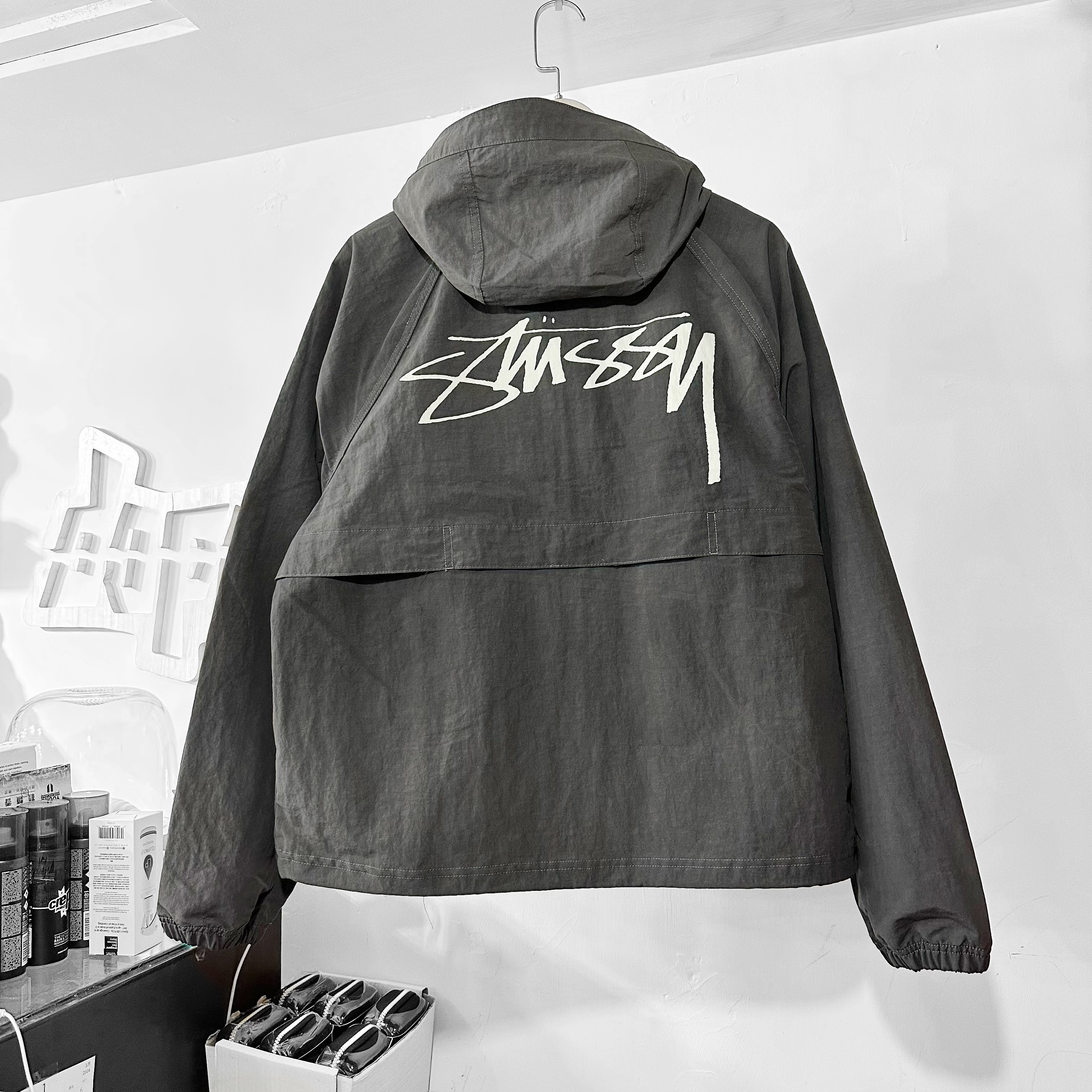 STUSSY SS24 Beach Shell Wave Dye黑色