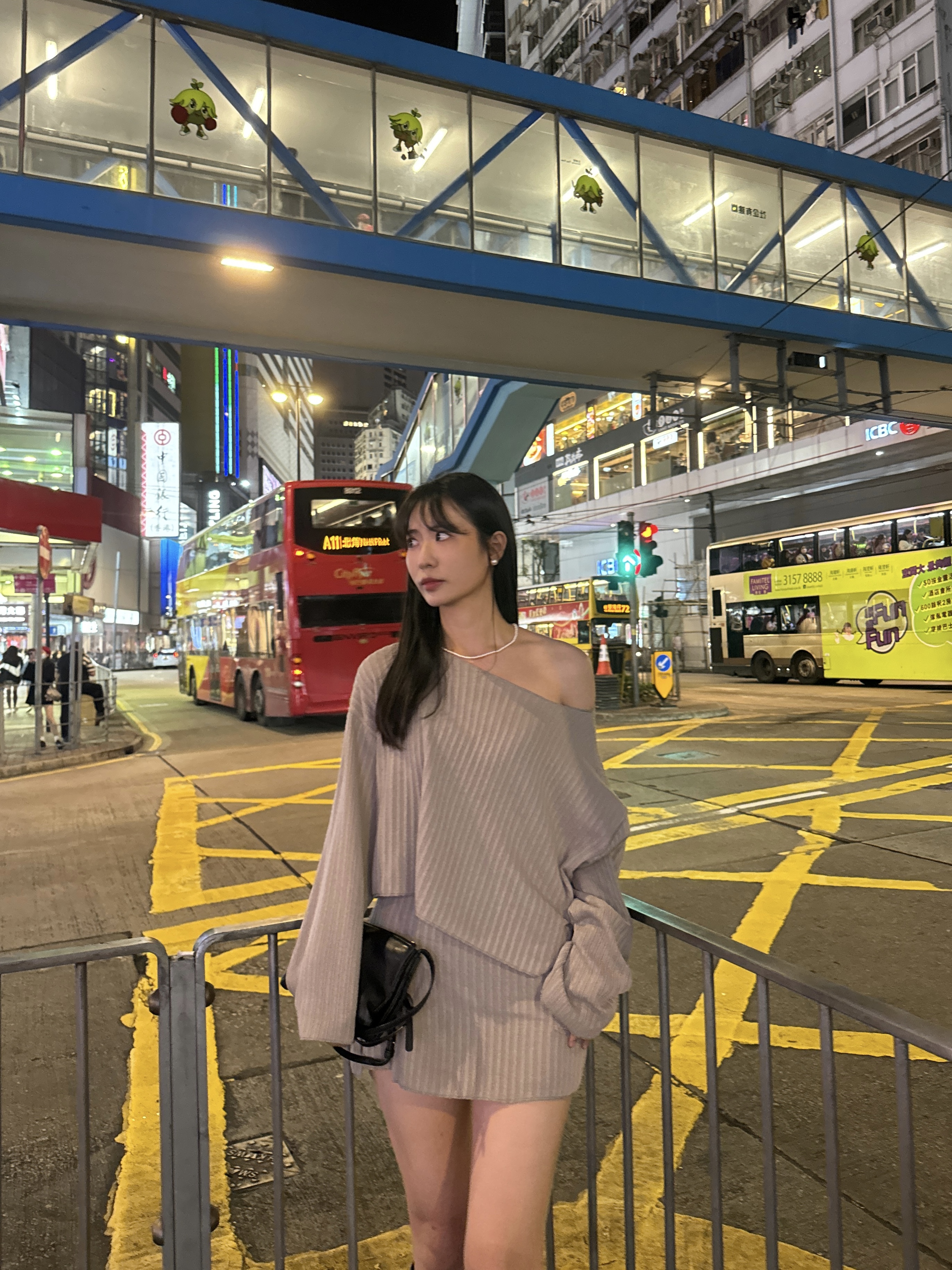 (現貨)  懶人必買!針織直紋套裝 SET1001 (啡)