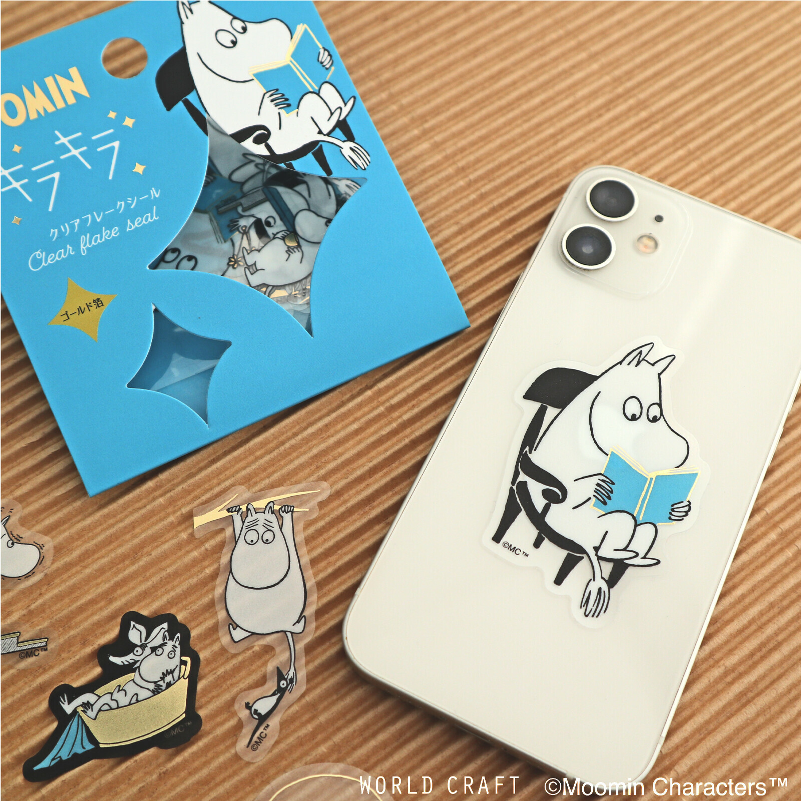嚕嚕咪 30枚 PET透明貼紙包｜日本MOOMIN