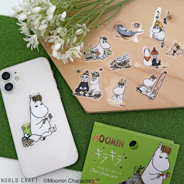 可兒 30枚 PET透明貼紙包｜日本MOOMIN