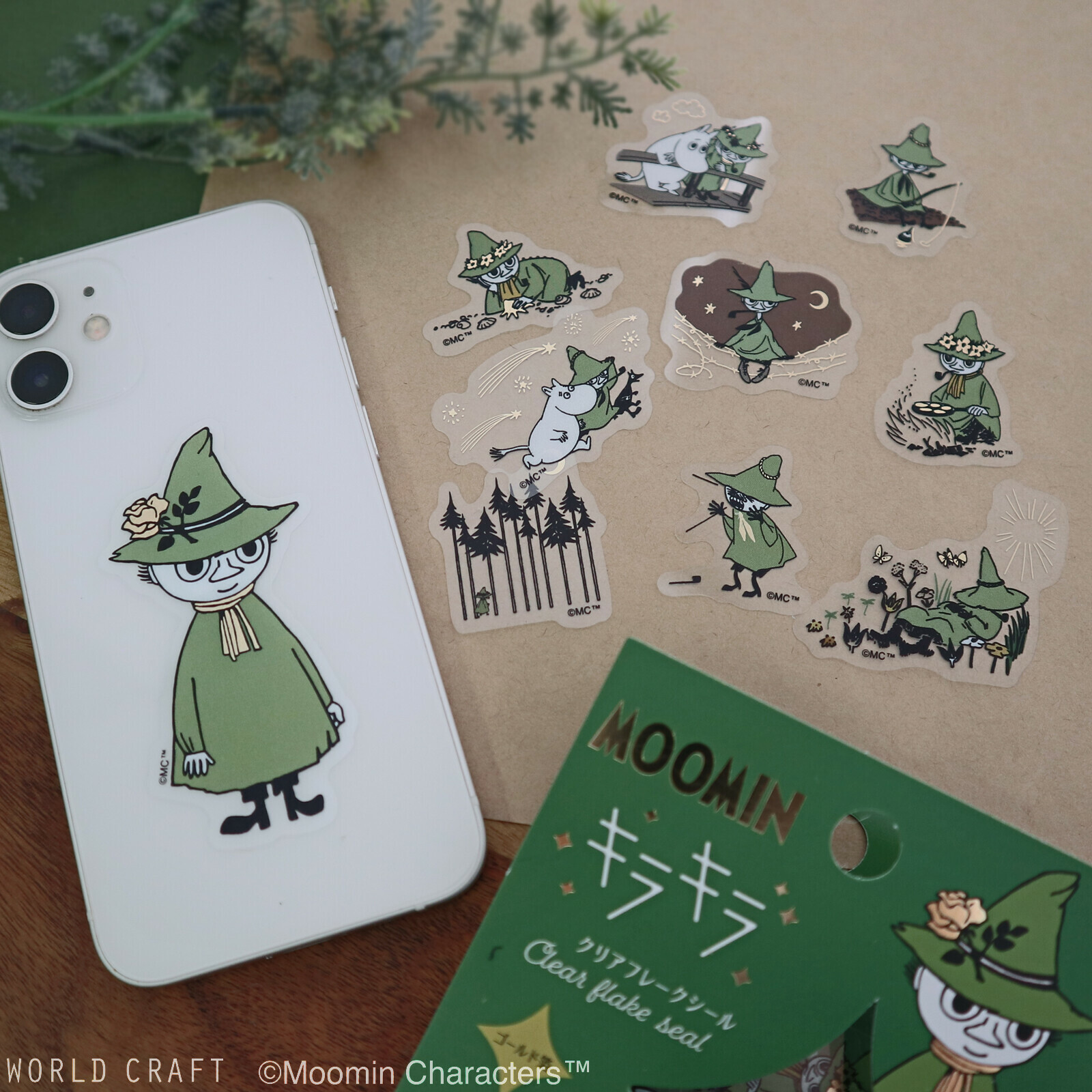 阿金 30枚 PET透明貼紙包｜日本MOOMIN